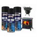Hammerite 400ml High Heat Paint Aerosol - Black 252296