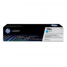 HP 126A Laser Toner Cartridge Page Life 1000pp Cyan Ref CE311A 254918