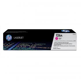 HP126A Laser Toner Cartridge Page Life 1000pp Magenta Ref CE313A 254934
