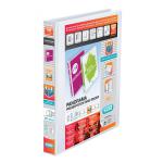 Elba Panorama Presentation Ring Binder PP 4 D-Ring 25mm Capacity A4 White Ref 400008416 [Pack 6] 25522X