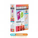 Elba Panorama Presentation Ring Binder PP 4 D-Ring 50mm Capacity A4 White Ref 400008433 [Pack 4] 255238