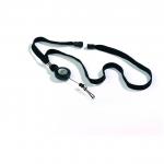 Durable Textile Lanyard with Badge Reel on 850mm retractable cord Ref 822301 [Pack 10]  258029
