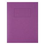 Silvine Exercise Book Ruled and Margin 80 Pages 75gsm 229x178mm Purple Ref EX100 [Pack 10] 25879X