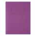 Silvine Exercise Book Ruled and Margin 80 Pages 75gsm 229x178mm Purple Ref EX100 [Pack 10]