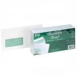 Basildon Bond Envelopes FSC Recycld Wallet P&S Window 120gsm DL 220x110mm White Ref D80276 [Pack 100] 258964