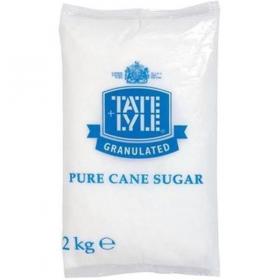 Tate & Lyle Granulated Pure Cane Sugar Bag 2kg Ref 412079 259278