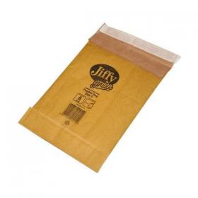 Jiffy Padded Bag Envelopes Size 0 Peel and Seal 135x229mm Brown Ref JPB-0 Pack of 200 264832