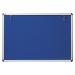 Nobo Display Cabinet Noticeboard Visual Insert Lockable A0 W1350xH1060mm Blue Ref 1902049