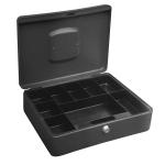 5 Star Facilities High Capacity Cash Box 8 Part Coin Tray 1 Part Note Section W300xD230xH90mm Titanium 267274