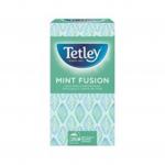 Tetley Individually Enveloped Mint Fusion Tea Bags Finest European-sourced Ref 1576a [Pack 25] 268740