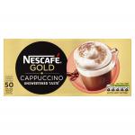 Nescafe Gold Cappuccino Instant Coffee Sachets One Cup Ref 12314883 [Pack 50] 275432