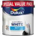 Dulux Matt Emulsion Paint 3L White 278622