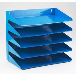 Cheap Stationery Supply of Avery Letter Rack 5-Tier Steel W380xD230xH335mm Blue 605SBLUE 278644 Office Statationery