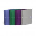 Oxford Office Nbk Casebound Hard Cover 90gsm Smart Ruled 192pp A4 Assorted Colour Ref 100105005 [Pack 5] 282904