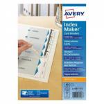 Avery IndexMaker Divider Set Punched A4 10-Part Ref 01812061 L7410-10M 283430