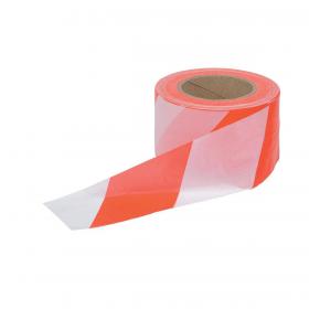 5 Star Office Barrier Tape in Dispenser Box 70mmx500m Red and White 285179