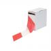 5 Star Office Barrier Tape in Dispenser Box 70mmx500m Red and White