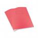 Silvine Exercise Book Ruled and Margin 80 Pages 75gsm A4 Red Ref EX107 [Pack 10] 28530X