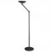 Unilux First Articulated Bowl Uplighter Floor Lamp 230W Height 1860mm Base 335mm Black Ref 100340571