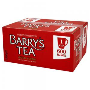 Image of Barrys Gold Label 1 Cup Tea Bags Pack 600 287200