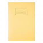 Silvine Exercise Book Ruled and Margin 80 Pages 75gsm A4 Yellow Ref EX109 [Pack 10] 28753X