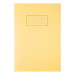 Silvine Exercise Book Ruled and Margin 80 Pages 75gsm A4 Yellow Ref EX109 [Pack 10] 28753X
