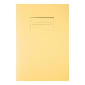 Silvine Exercise Book Ruled and Margin 80 Pages 75gsm A4 Yellow Ref EX109 [Pack 10] 28753X