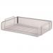 5 Star Office Mesh Letter Tray Scratch Resistant Stackable Side Load Landscape Foolscap Silver