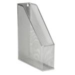 5 Star Office Mesh Magazine Rack Scratch Resistant with Non Marking Rubber Pads A4 Plus Silver 287942