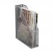 5 Star Office Mesh Magazine Rack Scratch Resistant with Non Marking Rubber Pads A4 Plus Silver