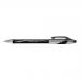 Paper Mate Flexgrip Elite Ball Pen Retractable Medium 1.4mm Tip 1mm Line Black Ref S0767600 [Pack 12]