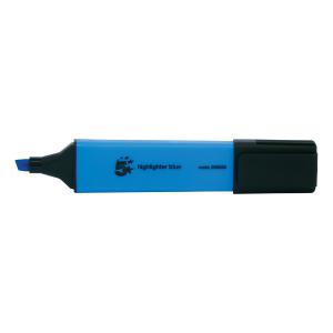 Office Highlighter Chisel Tip 1-5mm Line Blue Pack 12 296255
