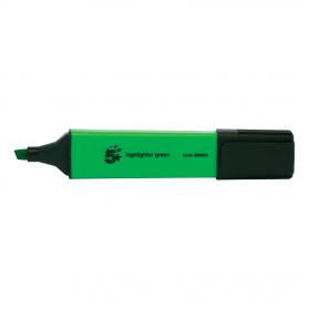 5 Star Office Highlighter Chisel Tip 1-5mm Line Green Pack of 12 296263