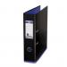 Oxford MyColour Lever Arch File Polypropylene Capacity 80mm A4+ Black & Purple Ref 100081034