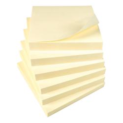 Cheap Stationery Supply of 5 Star Office Re-Move Notes Repositionable Pad of 100 Sheets 76x76mm Yellow Pack of 12 296638 Office Statationery