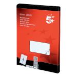 5 Star Office Multipurpose Labels Laser Copier Inkjet 8 per Sheet 99.1x67.7mm White [800 Labels] 296808