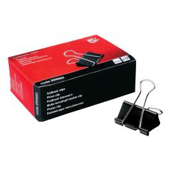 Cheap Stationery Supply of 5 Star Office Foldback Clips 41mm Black Pack of 12 296883 Office Statationery