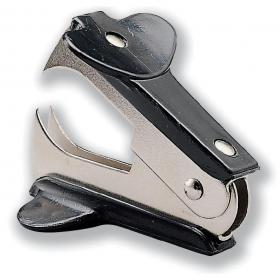 5 Star Office Staple Remover Contoured Grip Pinch Style Black 296905