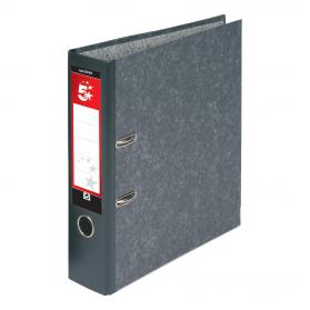 5 Star Office Lever Arch File 70mm Foolscap Cloudy Grey Pack of 10 29748X