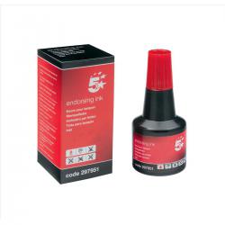 Cheap Stationery Supply of 5 Star Office Endorsing Ink 28ml Red 297951 Office Statationery