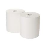 2Work 3-Ply Industrial Roll 170m White (Pack of 2) GEM503B 2W00621