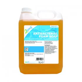 2Work Antibacterial Foam Soap 5 Litre Bulk Bottle 2W01073 2W01073