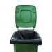 2Work Wheelie Bin Liner Medium Duty Black (Pack of 100) 2W01167 2W01167