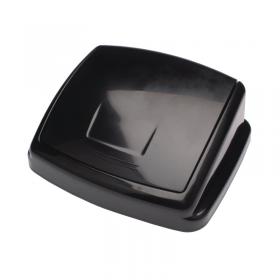 2Work Swing Bin Lid 50 Litre Black H12W02392 2W02392