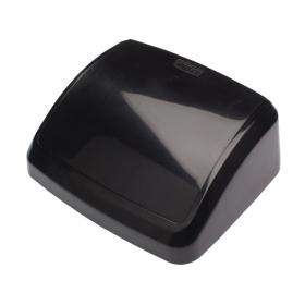 2Work Swing Bin Lid 10 Litre Plastic Black 2W02396 2W02396