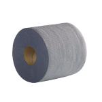 2Work Centrefeed Roll 2-Ply 100M Blue (Pack of 6) 2W03010 2W03010