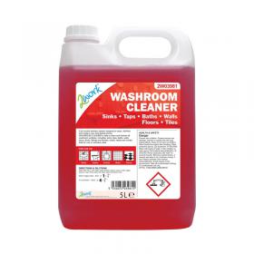 2Work Washroom Cleaner Concentrate Odourless 5 Litre Bulk Bottle 2W03981 2W03981