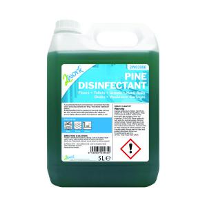 Image of 2Work Disinfectant and Deodoriser Fresh Pine 5 Litre Bulk Bottle