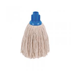 2Work 12oz Twine Rough Socket Mop Blue (Pack of 10) PJTB1210I 2W04287