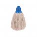 2Work 12oz Twine Rough Socket Mop Blue (Pack of 10) PJTB1210I 2W04287